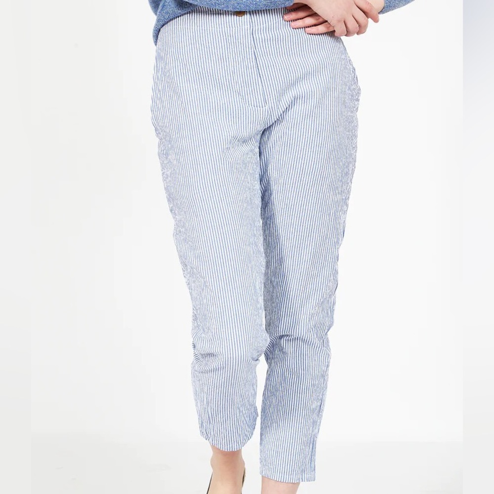 Hannoh Wessel Poly / Tea Pants in Green Stripe Size 38